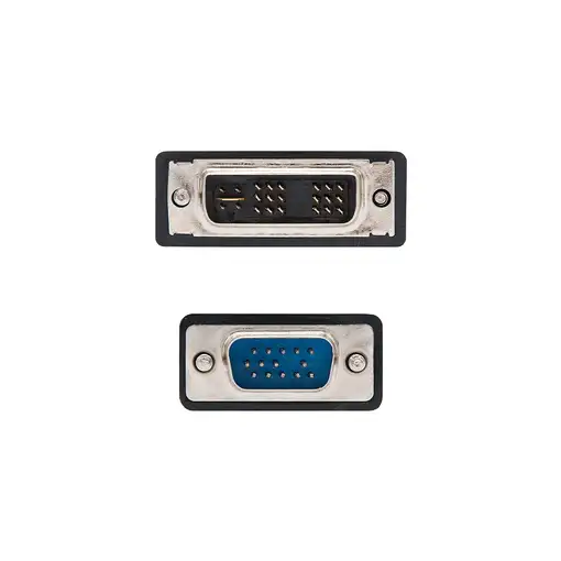 Nanocable DVI - VGA, 5m VGA (D-Sub) Negro