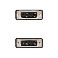 Nanocable DVI, 5m cable DVI Negro
