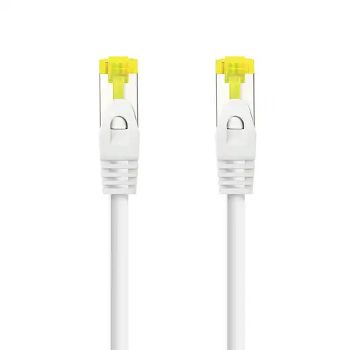 Nanocable Cable de red latiguillo RJ45 LSZH Cat.6A SFTP AWG26, Blanco, 1.0 m