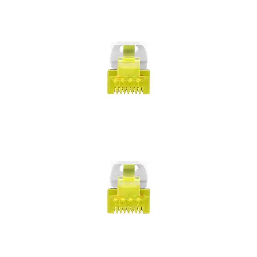 Nanocable Cable de red latiguillo RJ45 LSZH Cat.6A SFTP AWG26, Blanco, 1.0 m