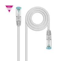 Nanocable Cable de Red Cat.7 600MHZ LSZH SFTP PIMF AWG26, Blanco, 50 cm