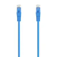 AISENS Cable de Red Latiguillo RJ45 LSZH Cat.6A 500 Mhz UTP AWG24, Azul, 25CM