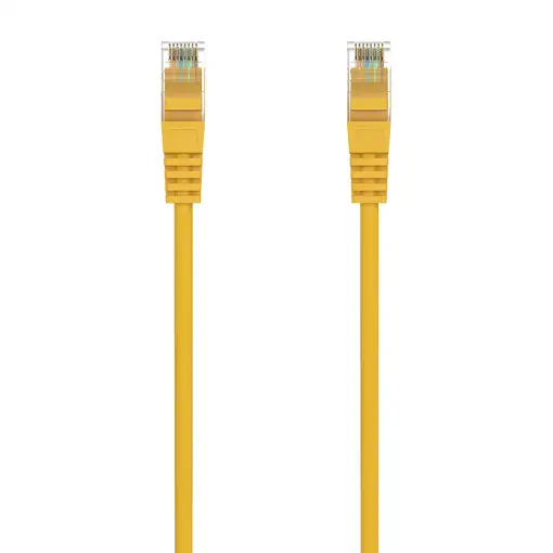 AISENS Cable de Red Latiguillo RJ45 LSZH Cat.6A 500 Mhz UTP AWG24, Amarillo, 25CM