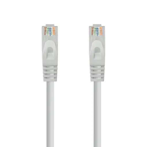 Nanocable Cable Red Latiguillo RJ45 LSZH CAT.6A UTP AWG24, Gris, 25 cm