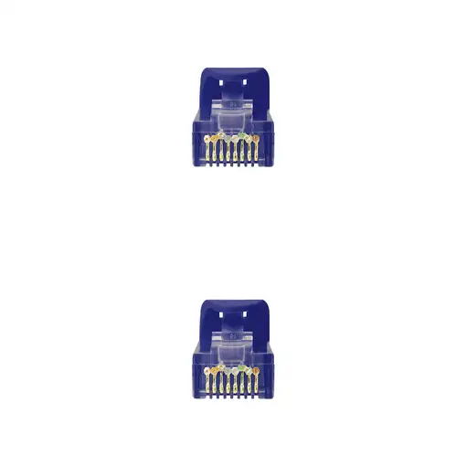 Nanocable Cable de red latiguillo RJ45 LSZH Cat.6A UTP AWG24, Azul, 0.5m