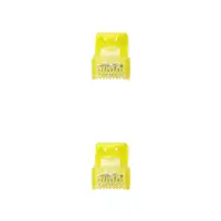 Nanocable Cable de red latiguillo RJ45 LSZH Cat.6A UTP AWG24, Amarillo, 2.0m
