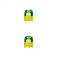 Nanocable Cable de red latiguillo RJ45 LSZH Cat.6A SFTP AWG26, Verde, 1.0 m