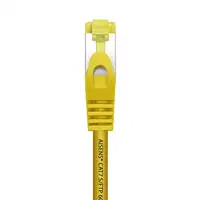 AISENS Cable De Red Latiguillo RJ45 LSZH Cat.7 600 MHz S/FTP PIMF AWG26, Amarillo,