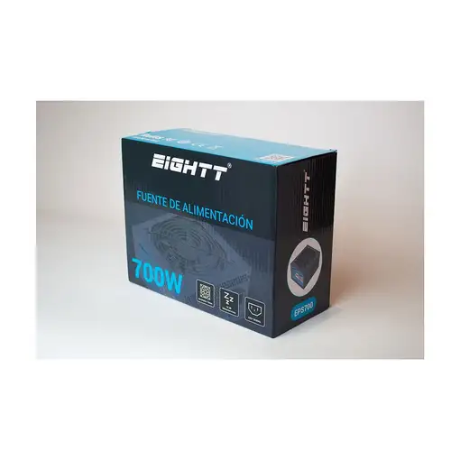 Eightt EPS700 unidad de fuente de alimentación 700 W 20+4 pin ATX ATX Negro