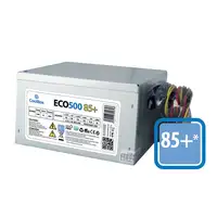 CoolBox ECO500 85+ unidad de fuente de alimentación 300 W 20+4 pin ATX ATX Gris