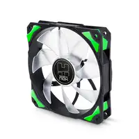 NOX Hummer H-Fan LED Carcasa del ordenador Ventilador 12 cm Negro, Verde, Blanco