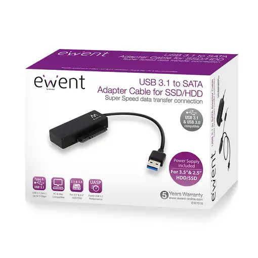 Ewent EW7018 tarjeta y adaptador de interfaz SATA