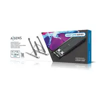 AISENS Soporte De Sobremesa Ajustable Para Portatil / Tablet, Plata