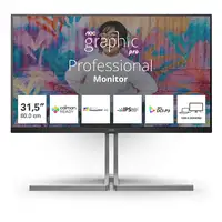 AOC U32U3CV pantalla para PC 80 cm (31.5") 3840 x 2160 Pixeles 4K Ultra HD LCD Neg