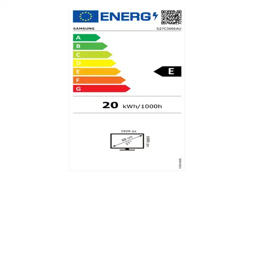 Samsung S36C LED display 68,6 cm (27") 1920 x 1080 Pixeles Full HD Negro