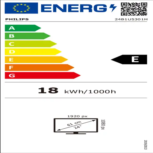 Philips 5000 series 24B1U5301H/00 LED display 60,5 cm (23.8") 1920 x 1080 Pixeles