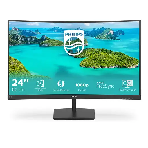 Philips E Line 241E1SCA/00 pantalla para PC 59,9 cm (23.6") 1920 x 1080 Pixeles Fu