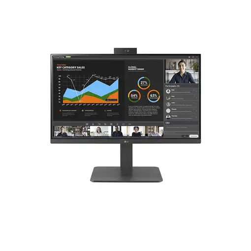 LG 24BR750C-C pantalla para PC 60,5 cm (23.8") 1920 x 1080 Pixeles Full HD LED Gri