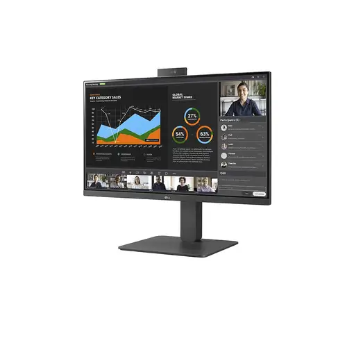 LG 24BR750C-C pantalla para PC 60,5 cm (23.8") 1920 x 1080 Pixeles Full HD LED Gri