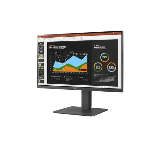 LG 24BR750C-C pantalla para PC 60,5 cm (23.8") 1920 x 1080 Pixeles Full HD LED Gri