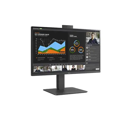 LG 24BR750C-C pantalla para PC 60,5 cm (23.8") 1920 x 1080 Pixeles Full HD LED Gri
