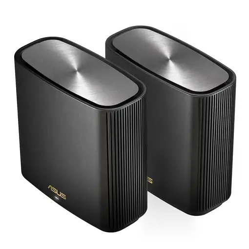 ASUS ZenWiFi AX (XT9) AX7800 2er Set Schwarz Tribanda (2,4 GHz/5 GHz/5 GHz) Wi-Fi