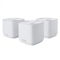 ASUS ZenWiFi XD4 Plus AX1800 3 Pack White Doble banda (2,4 GHz / 5 GHz) Wi-Fi 6 (8