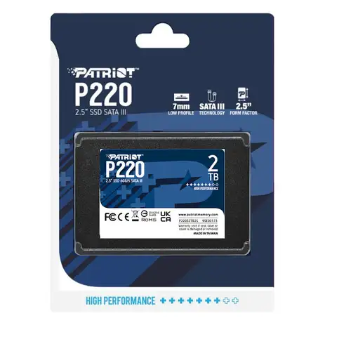 Patriot Memory P220 2TB 2.5" Serial ATA III