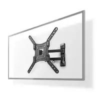 Nedis TVWM1530BK soporte para TV 139,7 cm (55") Negro