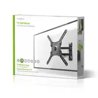 Nedis TVWM1530BK soporte para TV 139,7 cm (55") Negro