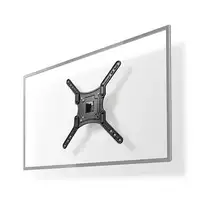 Nedis TVWM1330BK soporte para TV 139,7 cm (55") Negro