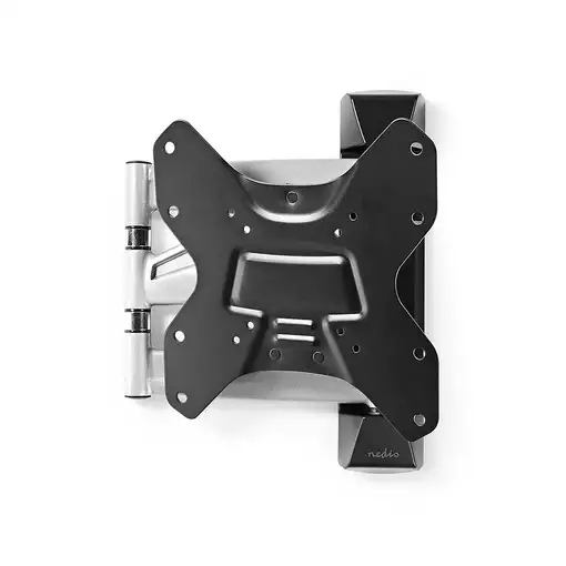 Nedis TVWM5530BK soporte para TV 106,7 cm (42") Plata, Negro