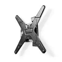 Nedis TVWM5530BK soporte para TV 106,7 cm (42") Plata, Negro