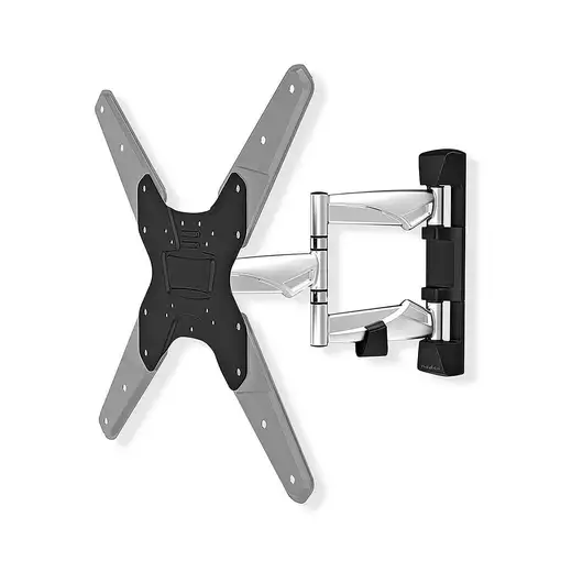 Nedis TVWM5530BK soporte para TV 106,7 cm (42") Plata, Negro
