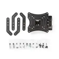 Nedis TVWM1430BK soporte para TV 139,7 cm (55") Negro