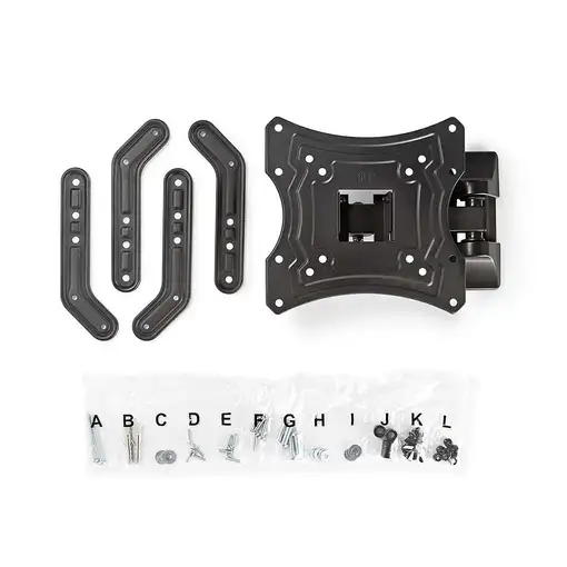 Nedis TVWM1430BK soporte para TV 139,7 cm (55") Negro
