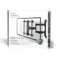 Nedis TVWM6550BK soporte para TV 2,03 m (80") Negro