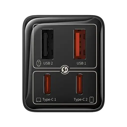 Baseus GAN6 65W ŞARJ+100W C TO C KBL-SYH cargador de dispositivo móvil Ordenador p