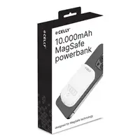 Celly MAGPB10000PROWH batería externa 10000 mAh Cargador inalámbrico Blanco