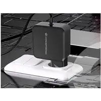 Conceptronic OZUL05BE cargador de dispositivo móvil Universal Negro Corriente alte
