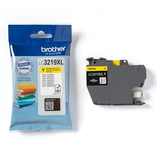 Brother LC3219XLY cartucho de tinta 1 pieza(s) Original Amarillo