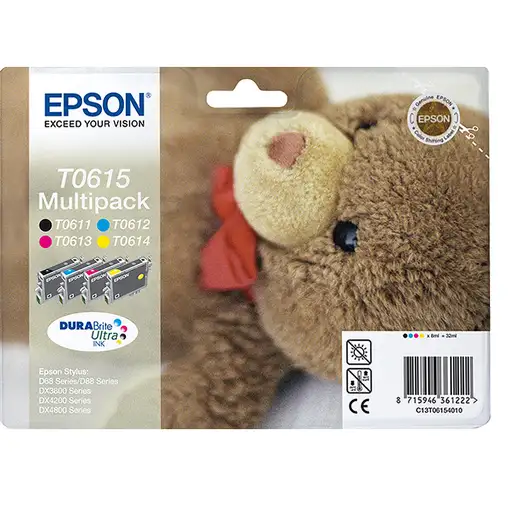 Epson Teddybear Multipack T0615 4 colores