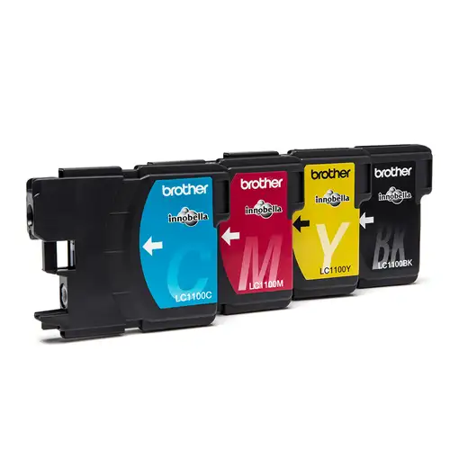 Brother LC1100VALBP cartucho de tinta 4 pieza(s) Original Negro, Cian, Magenta, Am
