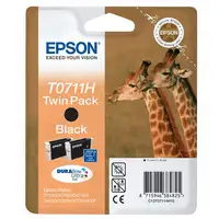 Epson Giraffe Doble juego de cartuchos Negro T0711H Tintas DURABrite Ultra