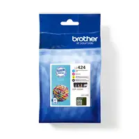 Brother LC424VAL cartucho de tinta 4 pieza(s) Original Negro, Cian, Magenta, Amari