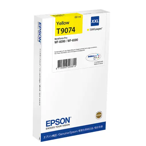 Epson C13T90744N cartucho de tinta 1 pieza(s) Original Extra (Súper) alto rendimie