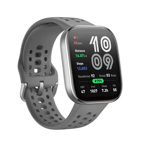 Amazfit Bip 6 Charcoal 5 cm (1.97") AMOLED Digital 390 x 450 Pixeles Pantalla táct