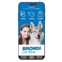 Brondi Amico Smartphone S+B Nero 14,5 cm (5.7") SIM doble Android 12 Go edition 4G