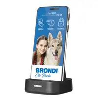 Brondi Amico Smartphone S+B Nero 14,5 cm (5.7") SIM doble Android 12 Go edition 4G