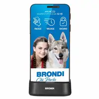 Brondi Amico Smartphone S+B Nero 14,5 cm (5.7") SIM doble Android 12 Go edition 4G